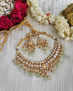 Mother of pearl necklace set