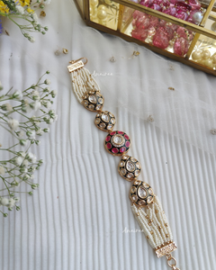 Polki Meena bracelet