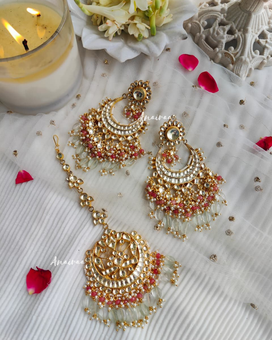 Paachi kundan mangtikka set