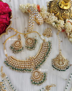 Sunanda paachi kundan bridal set