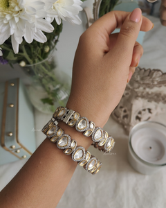 Polki openable bangles