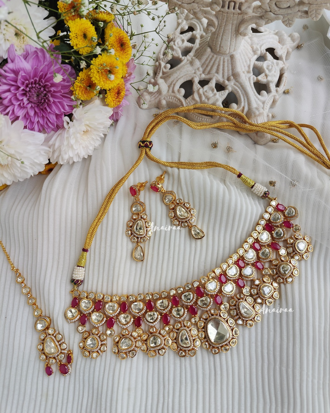 Lily moissanite choker set