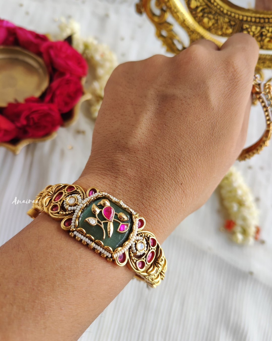 Antique openable kada