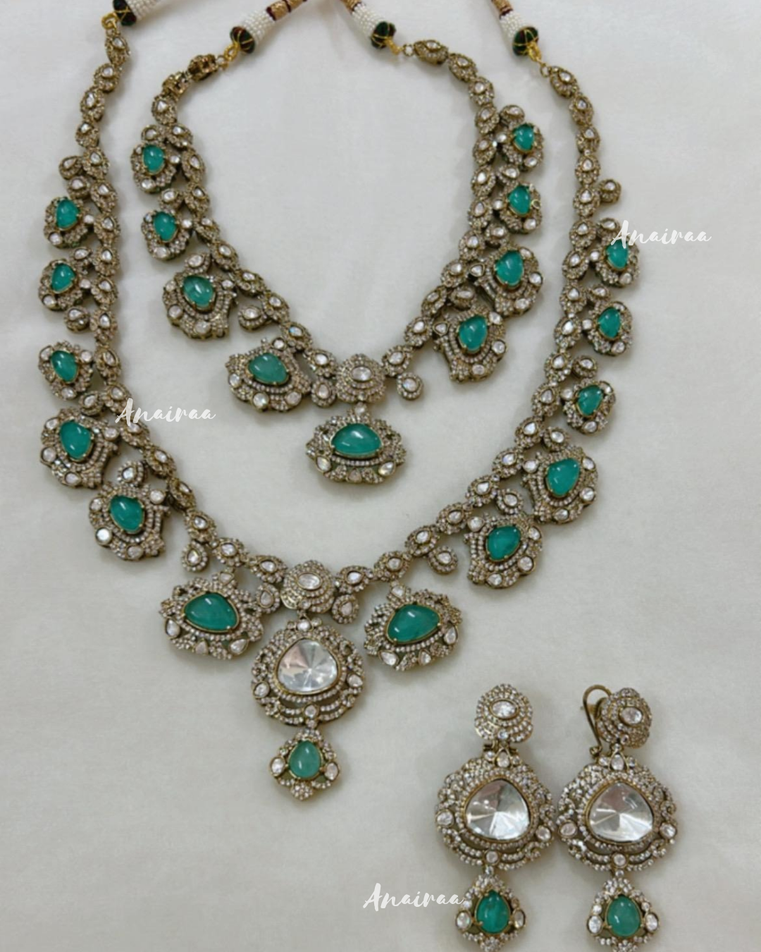 Polki necklace set(On order 1 to 2 weeks)