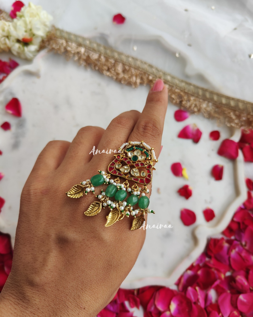 Heritage kundan ring