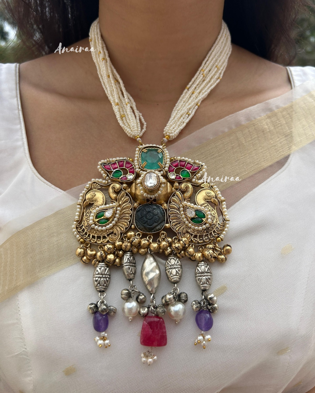 Fusion antique necklace set