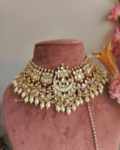Paachi kundan bridal set