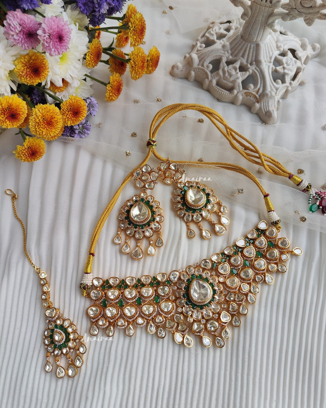 Moissanite choker set