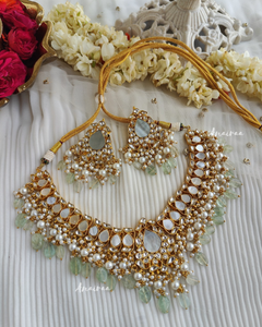 Mother of pearl necklace set