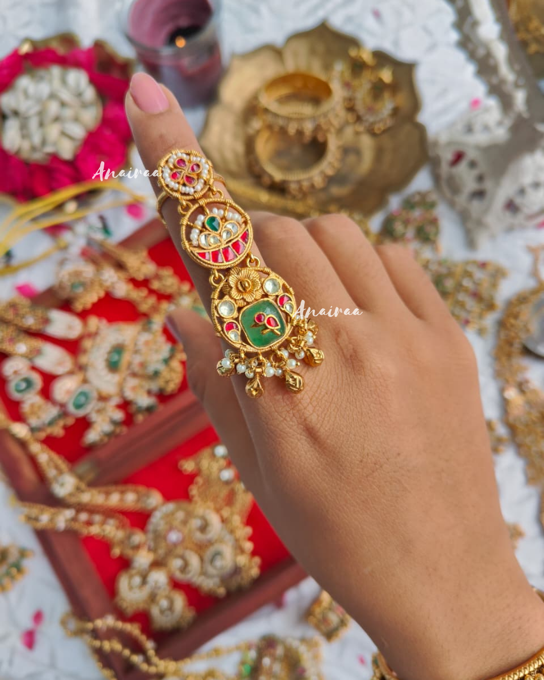 Heritage kundan ring