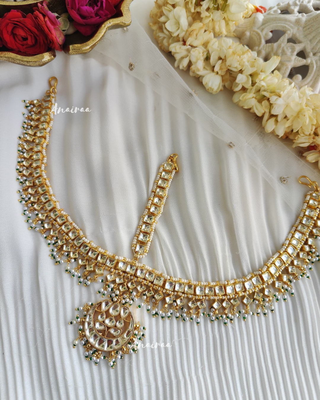 Kundan bridal mathapatti