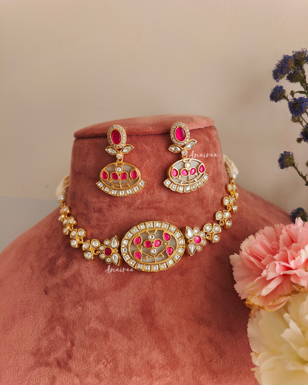 Kadi kundan choker set