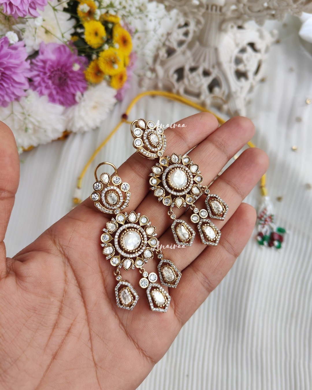 Mira moissanite necklace set