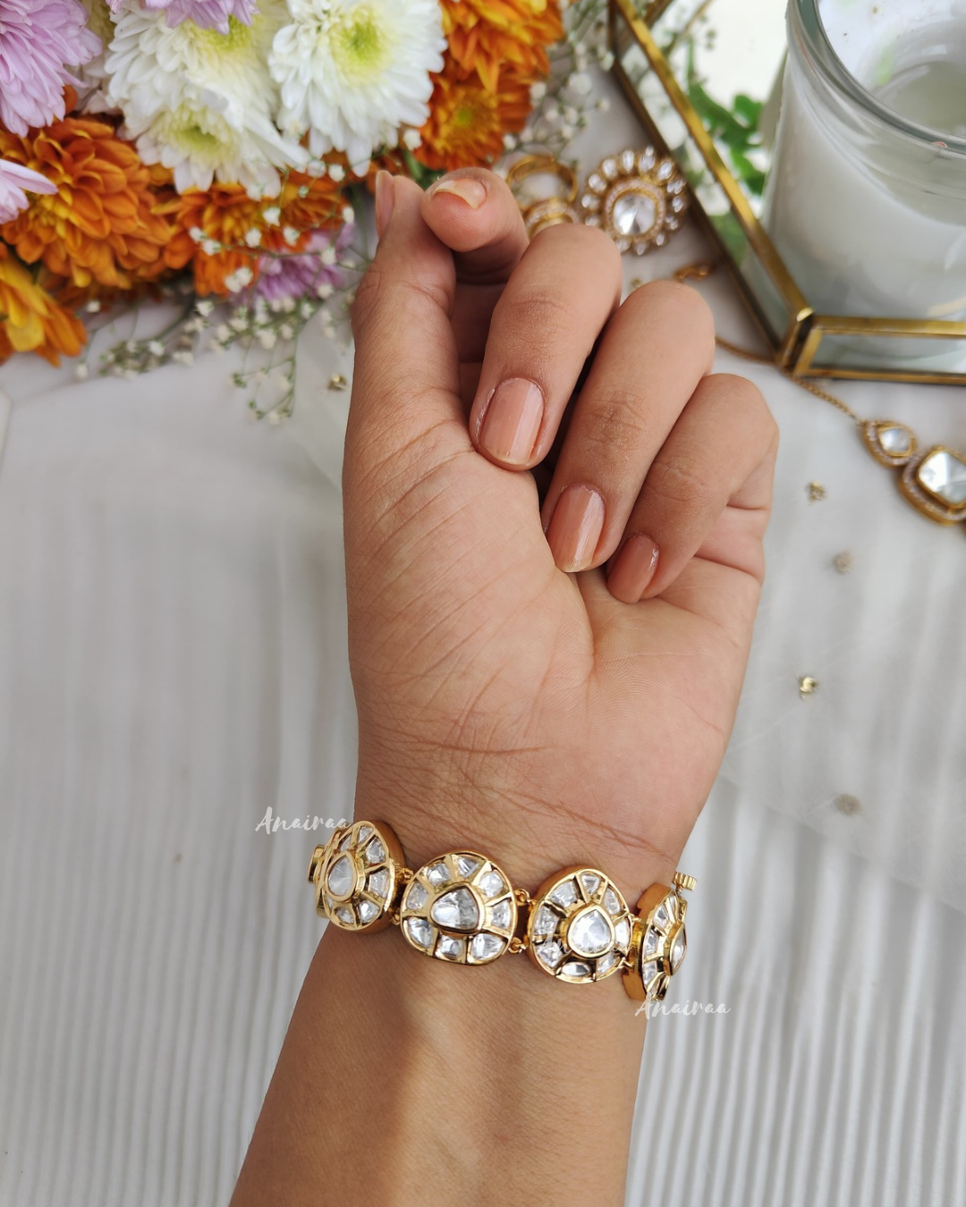 Polki Elegant studded Bracelet