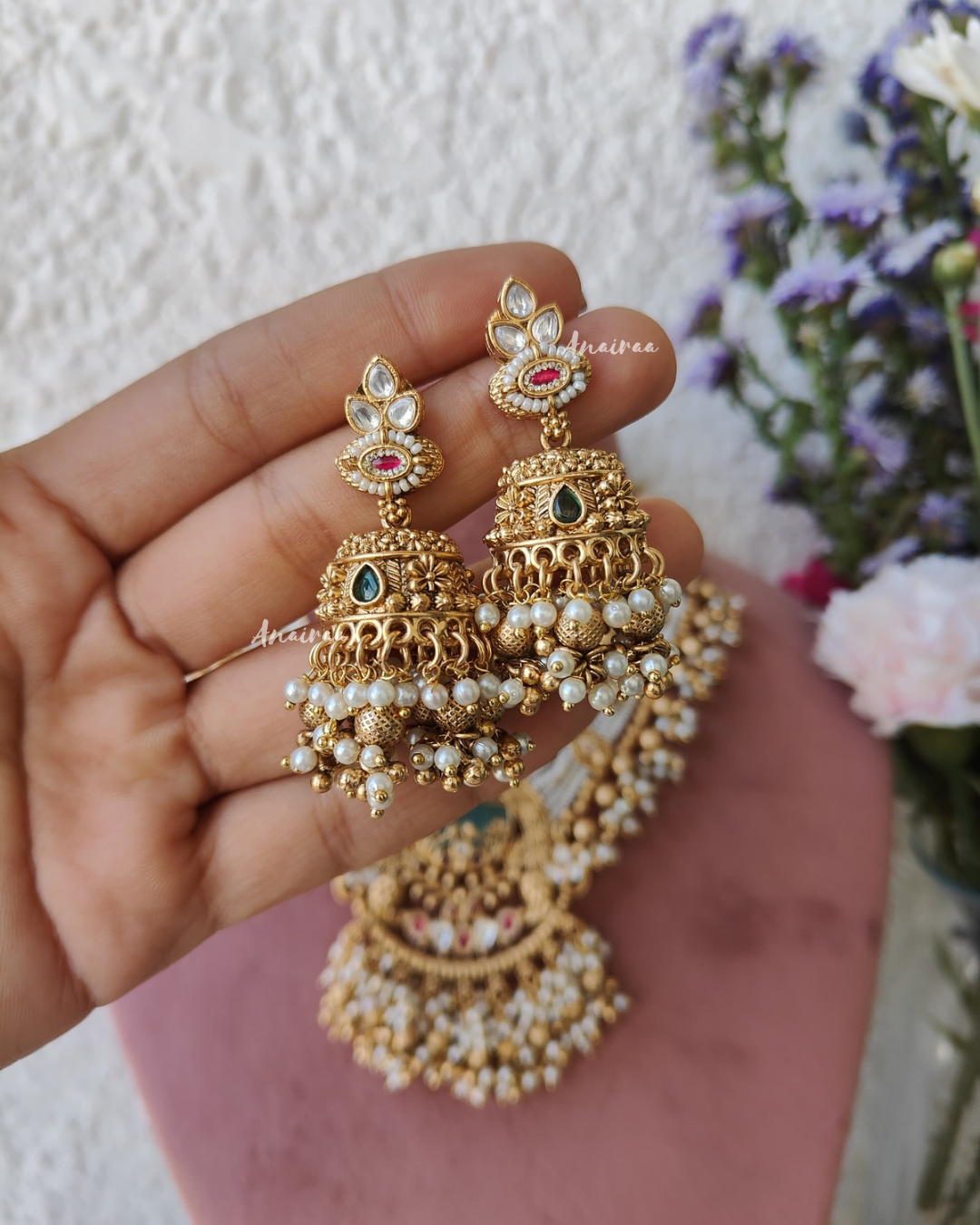 Aarohi Antique necklace set