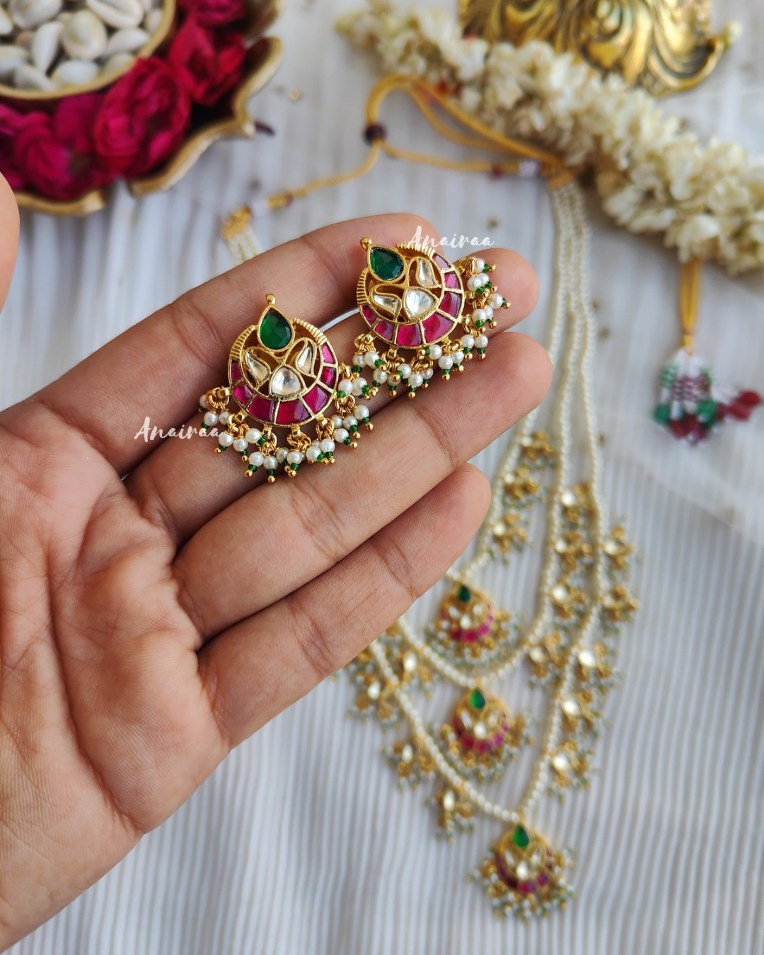 3 layered rani haar