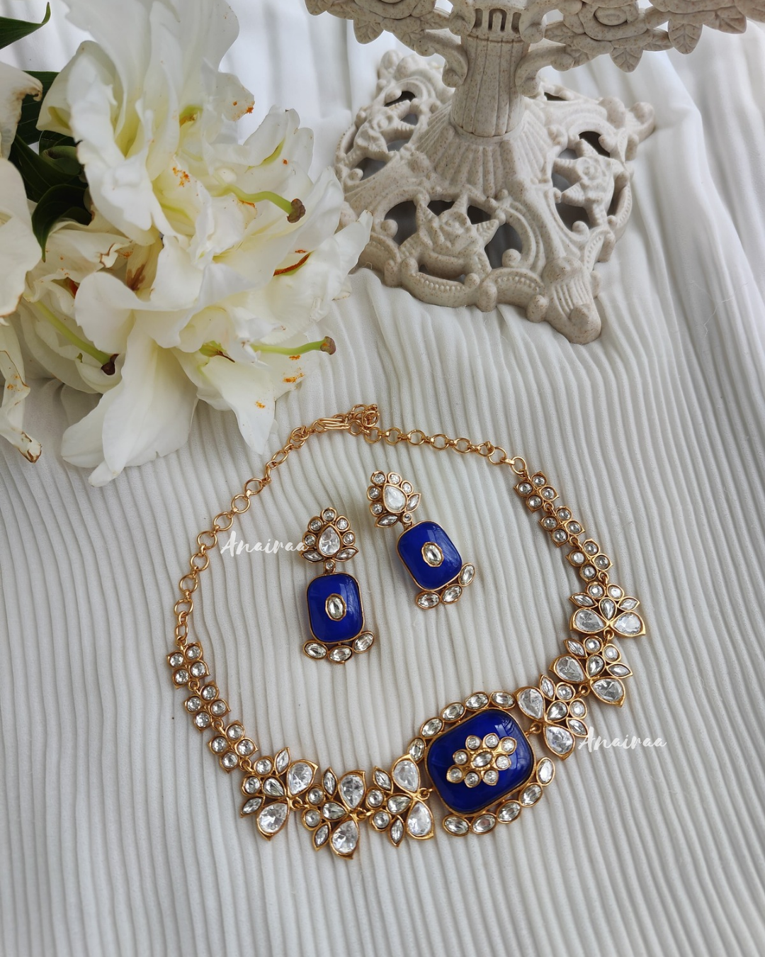 Kadi kundan choker set
