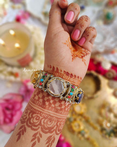 Semi precious victorian bangles(Single pc)
