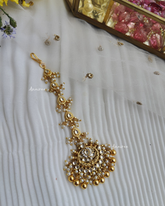Heritage Kundan Maangtika