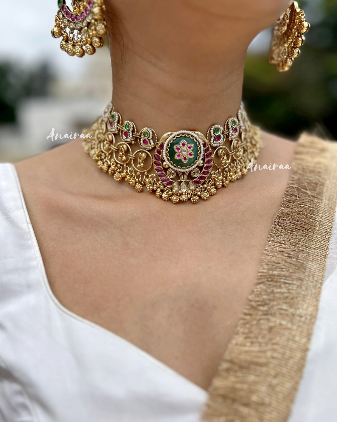 Antique necklace set