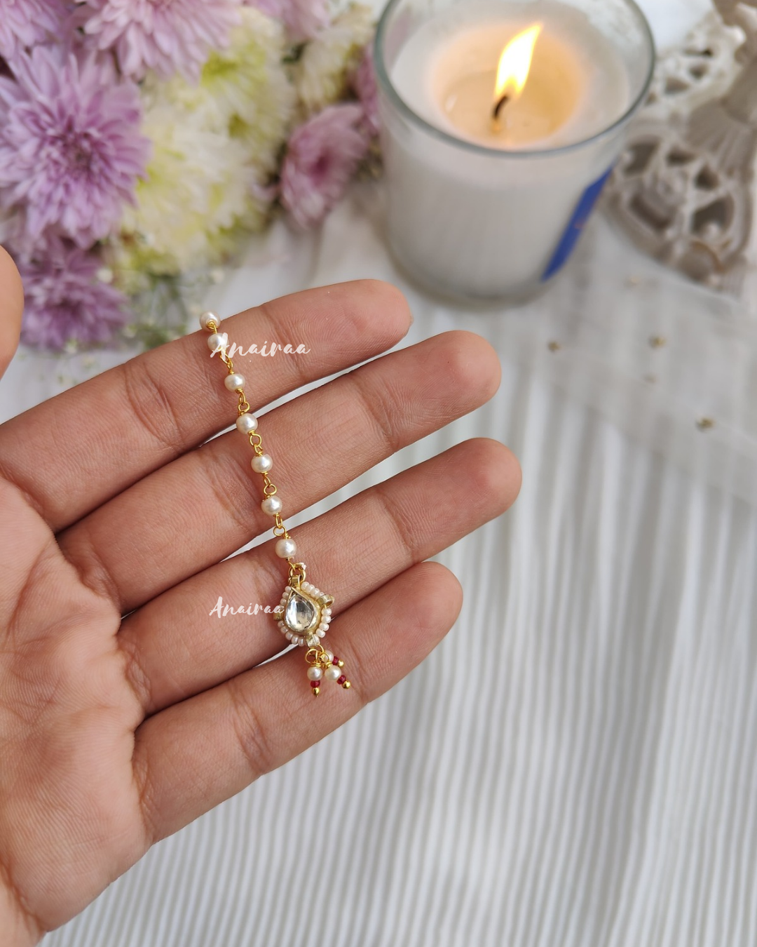 Kundan maangtikka for kids