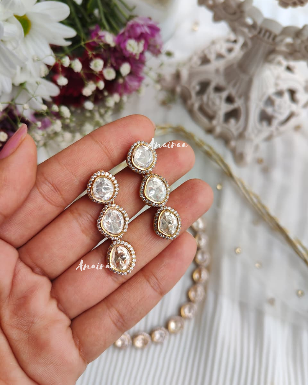 Real Moissanite necklace  set