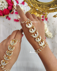 Mother of pearl chand hathphool
