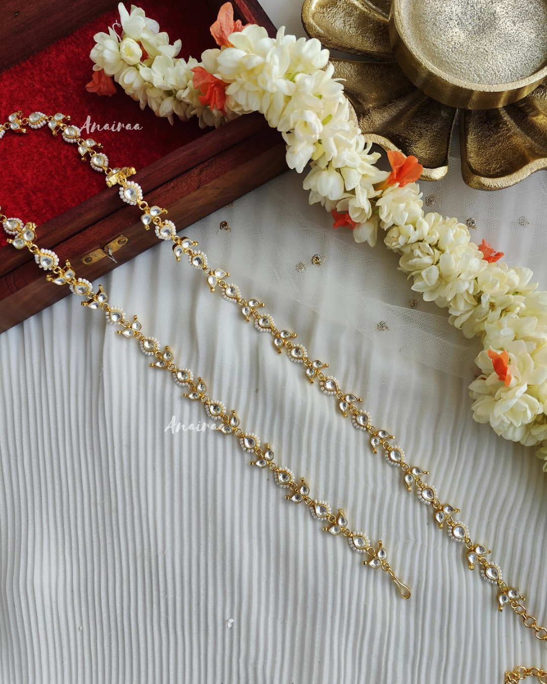 Paachi kundan waist belt\hip belt(DISPATCH TIME 1 WEEK)