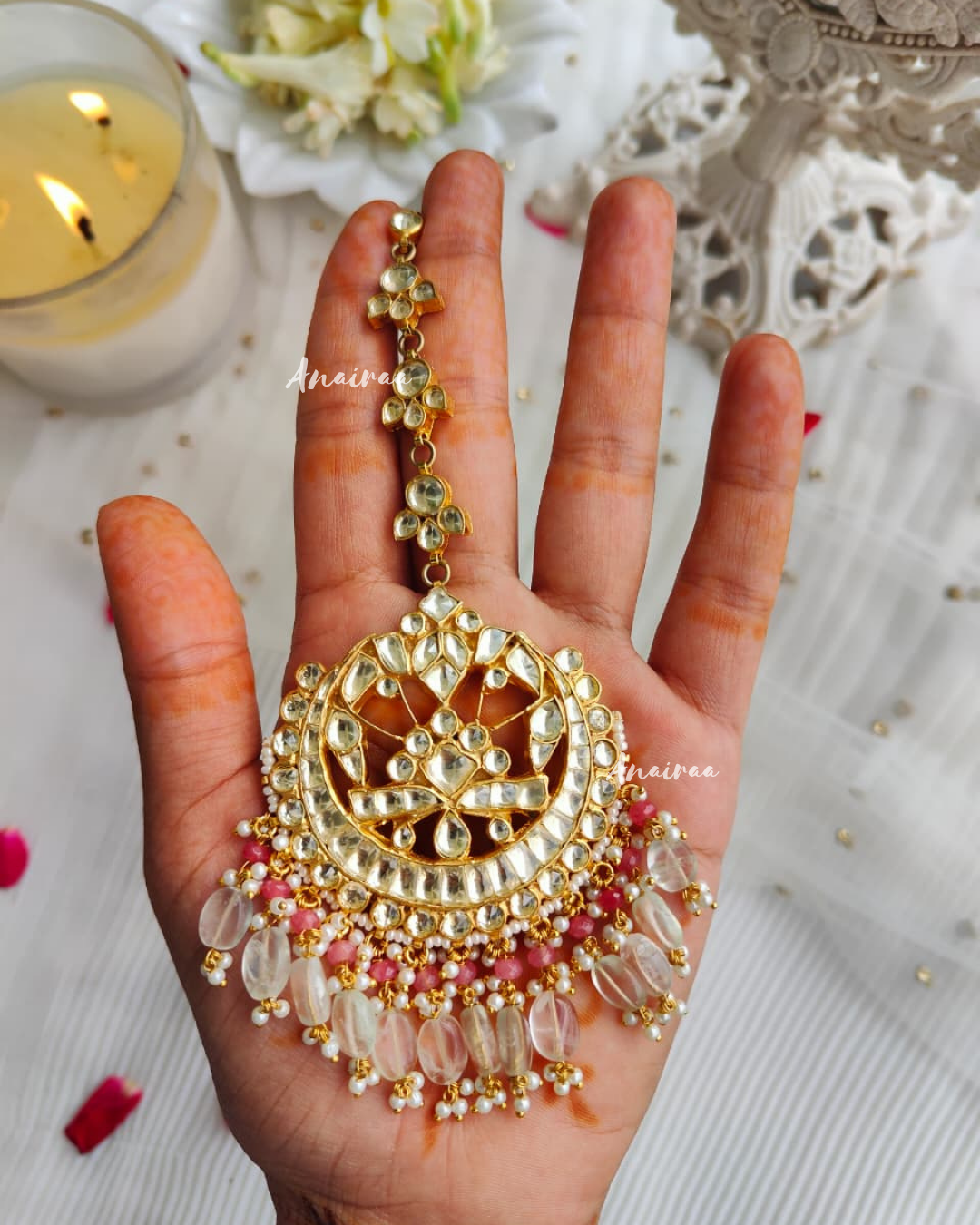 Paachi kundan mangtikka set