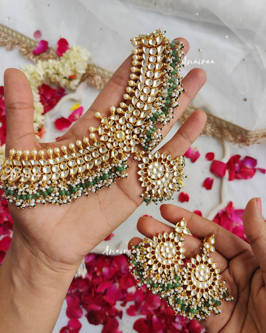 Sunanda kundan choker set
