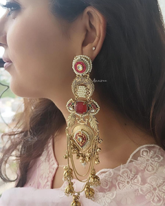 Kashmiri ghungroo earrings
