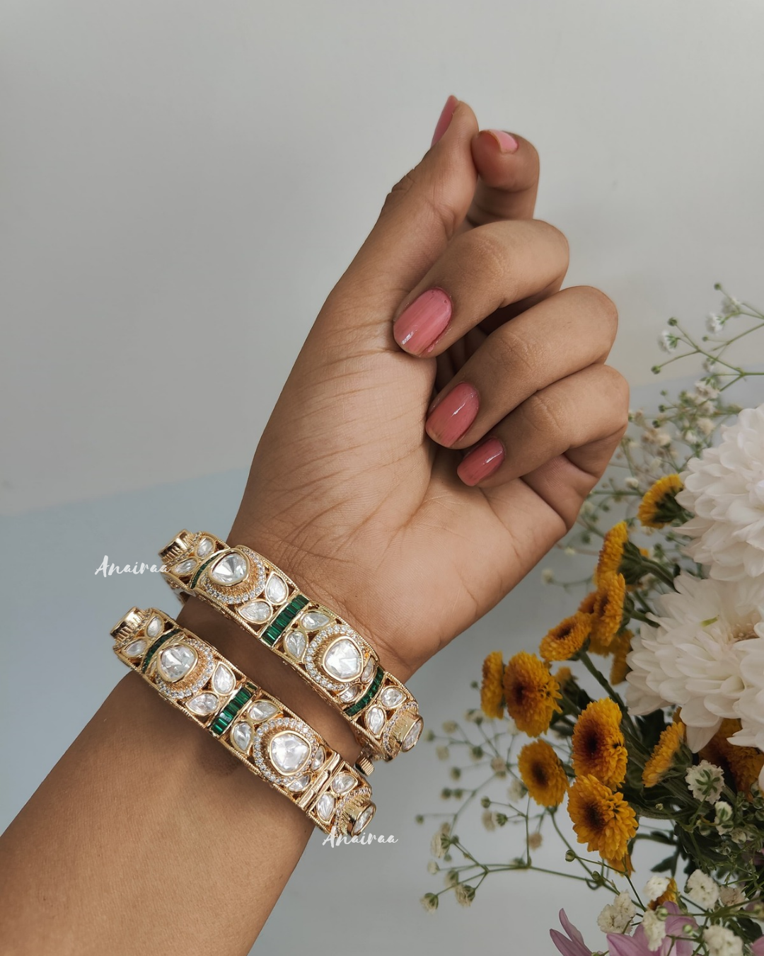 Moissanite openable bangles