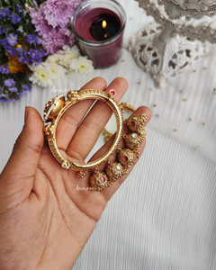 Antique jhumka openable bangles