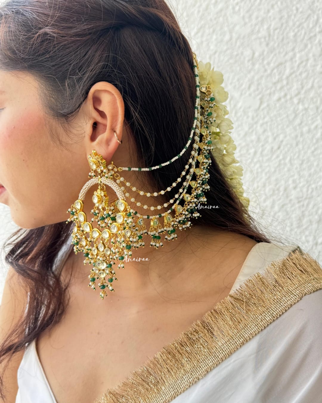 Paachi kundan chandbalis