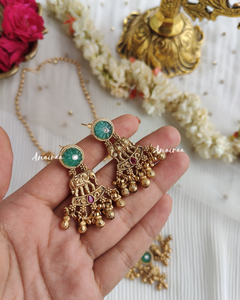 Antique long necklace set