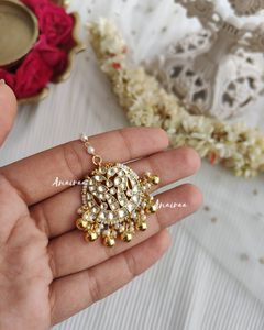 Paachi Kundan maangtikka