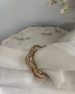 Polki ruby bangle(single pc)