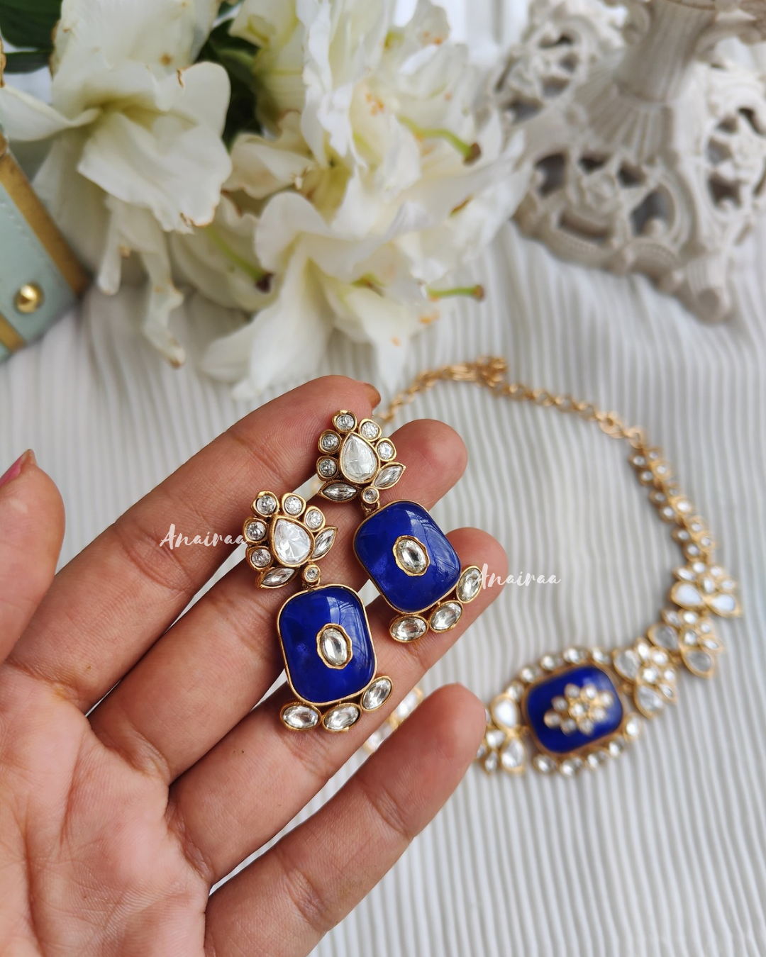 Kadi kundan choker set