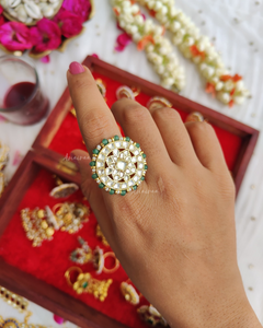 Paachi kundan ring