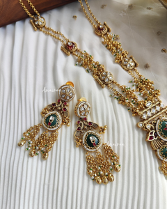 Antique long necklace set