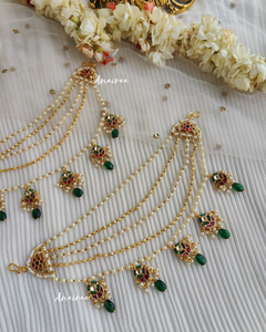 Paachi kundan earchains