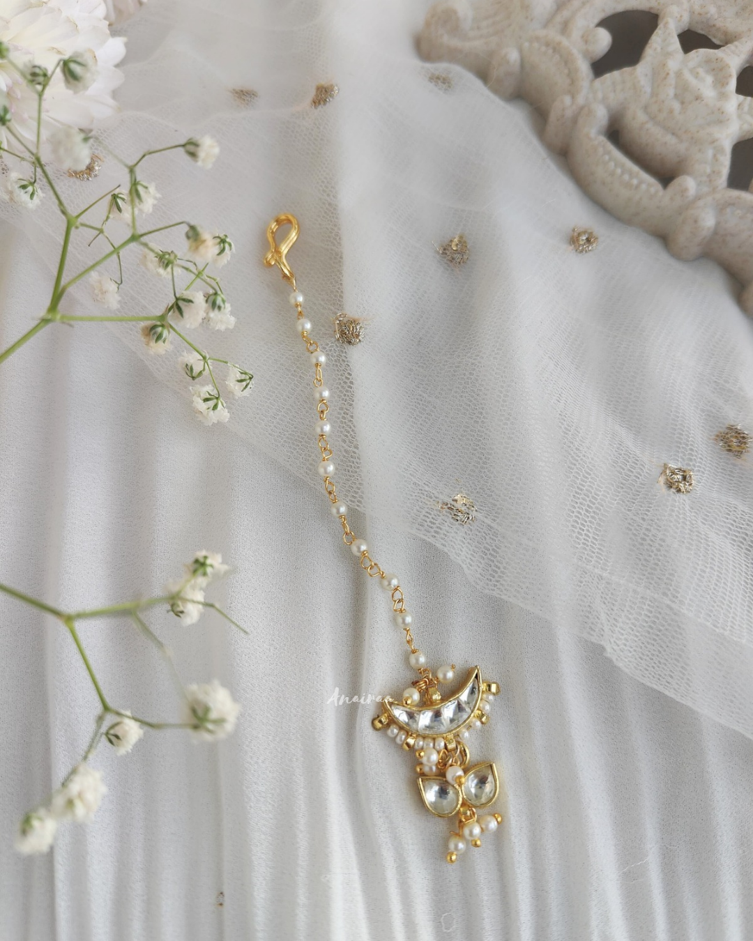 Kundan maangtikka for kids