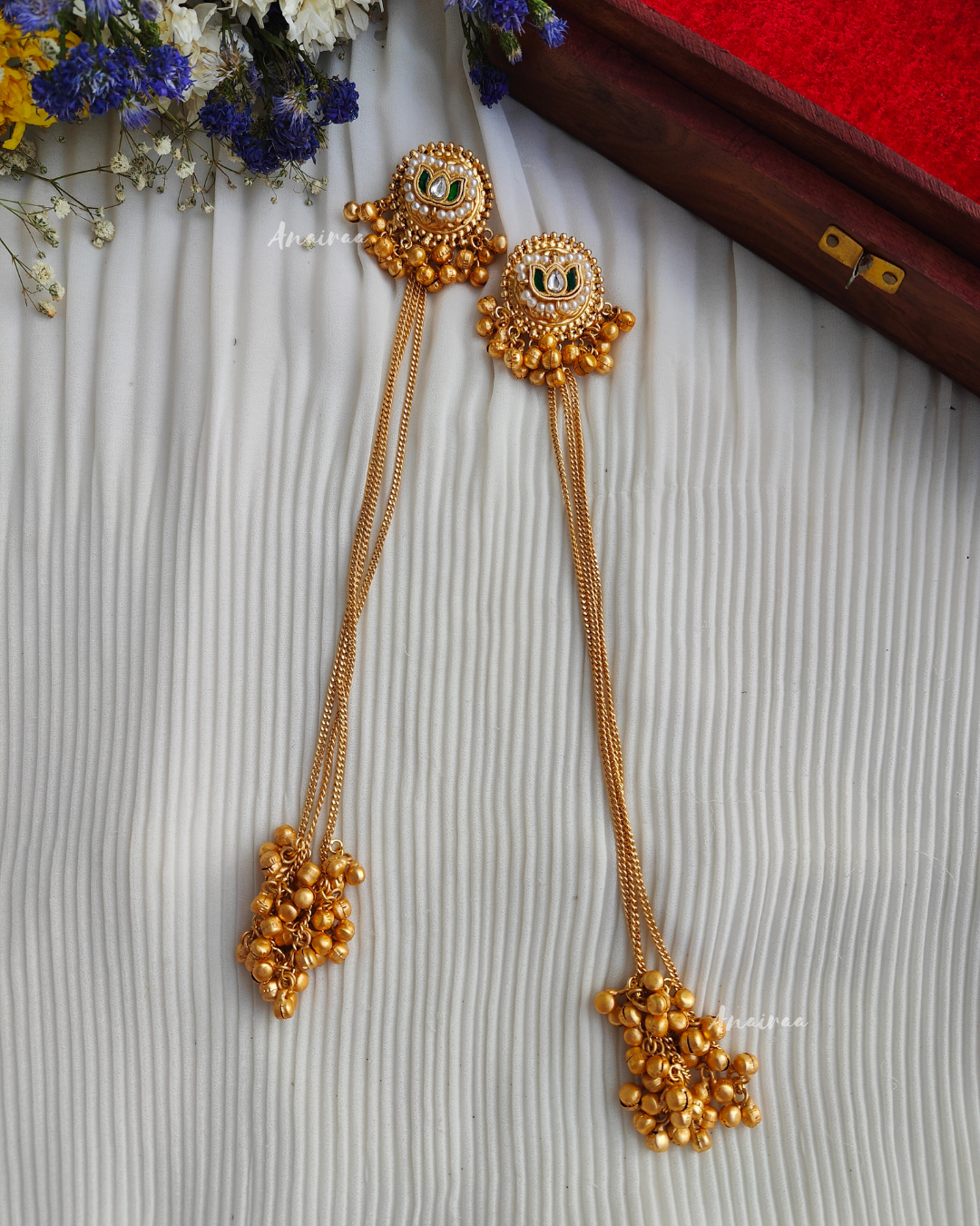 Kashmiri ghungroo earrings