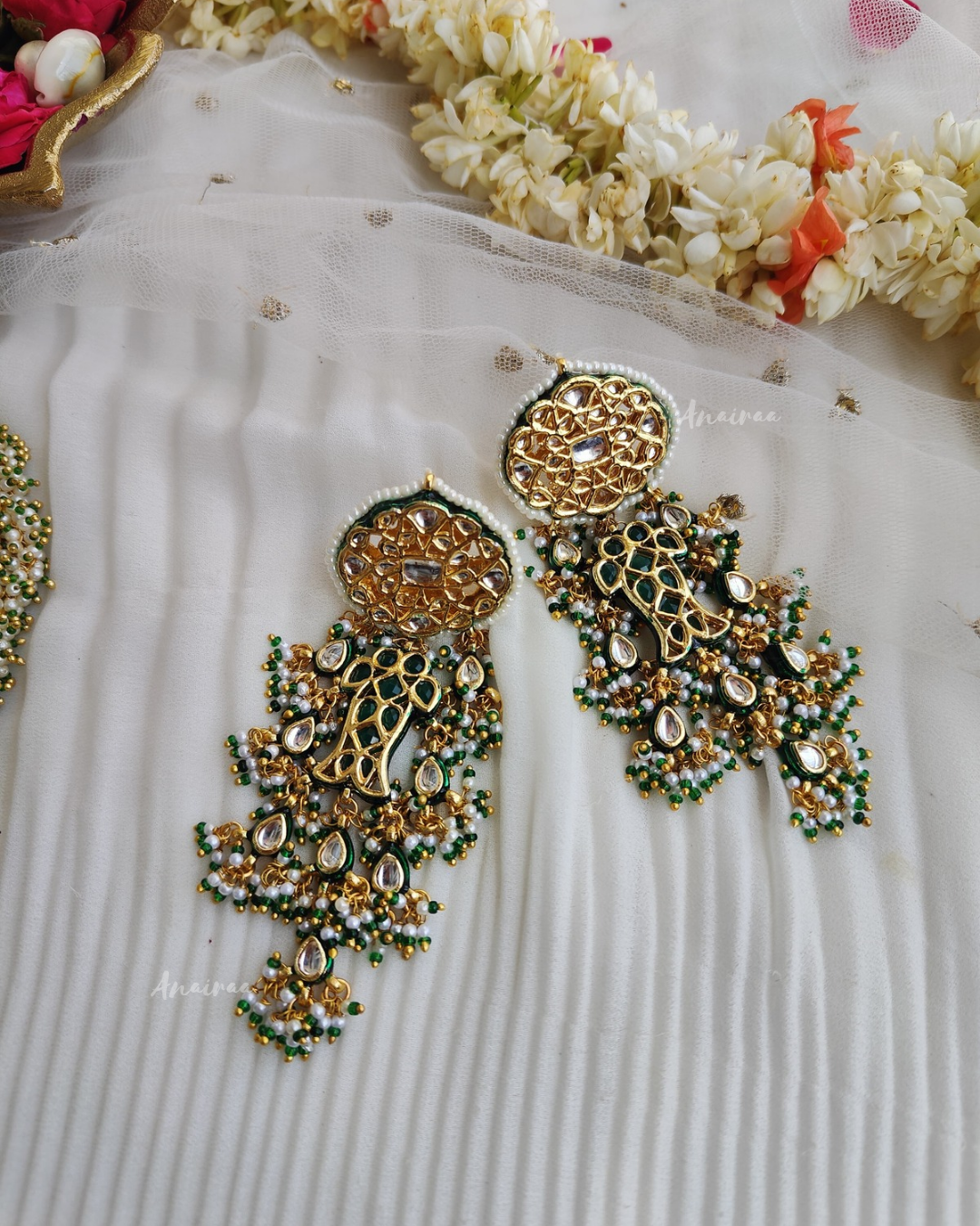 Shefali Shah meenakari  earrings