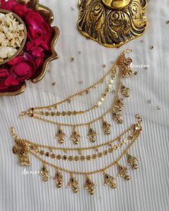 Paachi kundan earchains