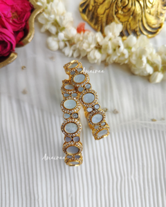 Mother of pearl non openable bangles