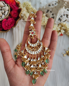 Paachi kundan earrings