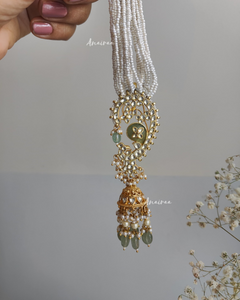 Paachi Kundan earcuff jhumkas