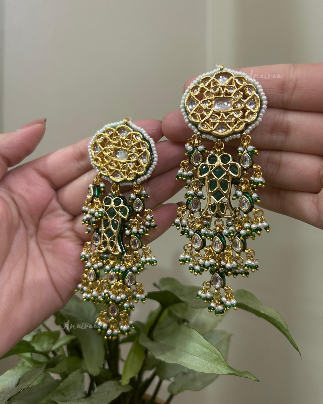 Shefali Shah meenakari  earrings