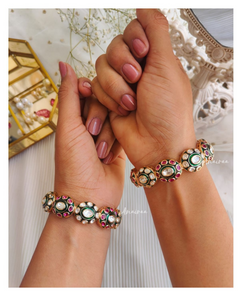 Meena Polki openable bangles